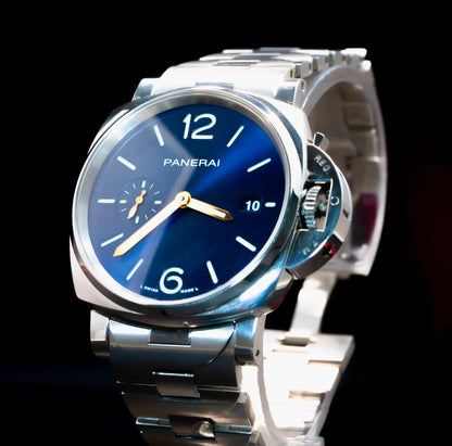 Panerai Luminor Due PAM01124 – Blue Sun-Brushed Dial