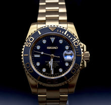 Seikomod Black and Gold Diver image 0