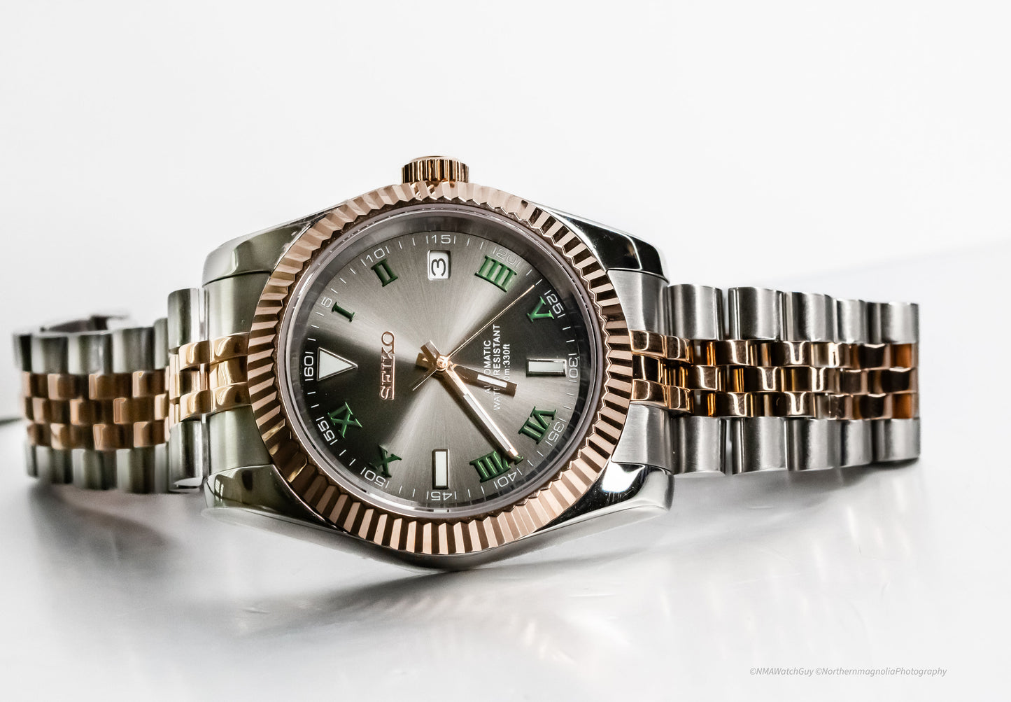 SeikoMod Two Tone RG Wimbledon  image 3