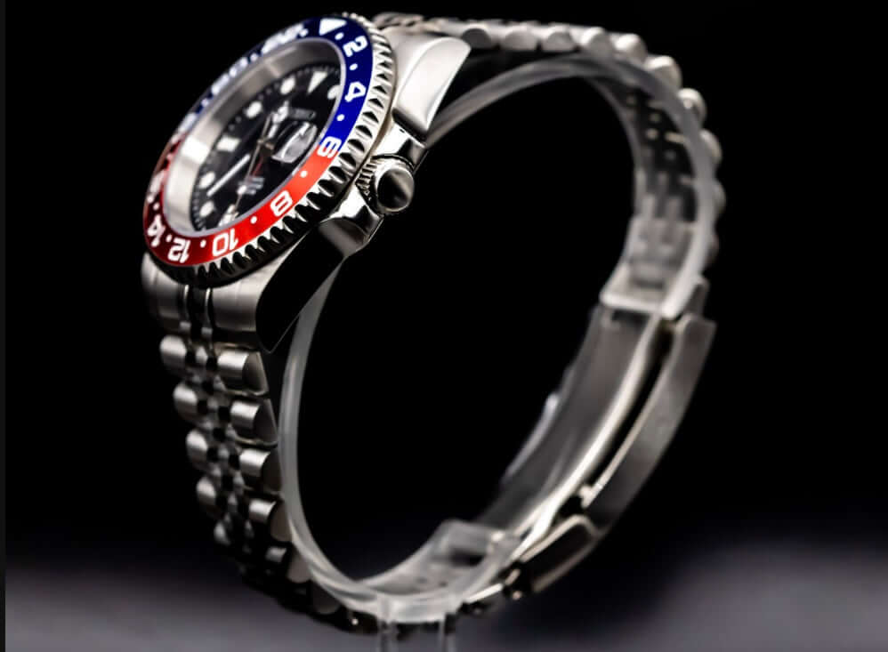 Seikomod Pepsi GMT - Custom Seiko NH35 Automatic Watch – Kingdom