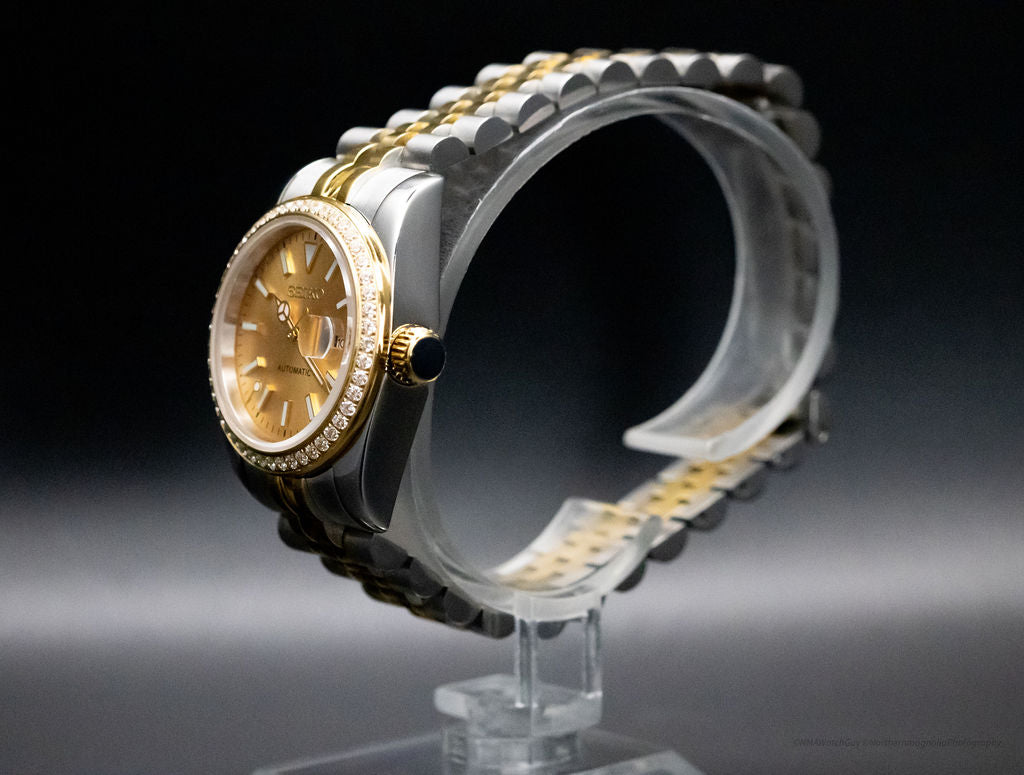 Champagne DateJust Seikomod image 1