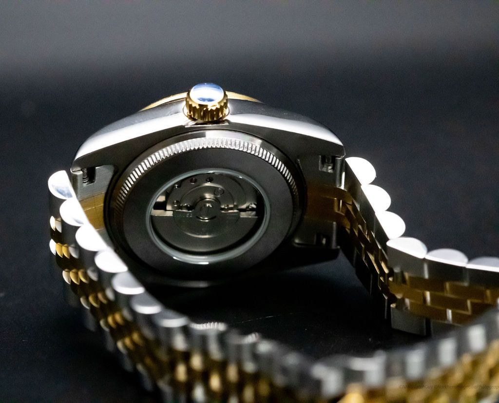 Chocolate Diamond DateJust Seikomod image 3