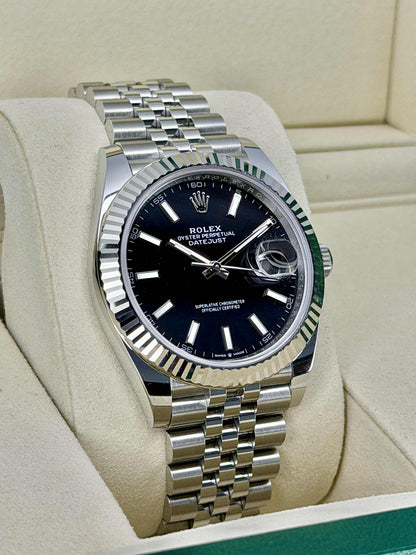 Rolex Datejust 41 – Black Dial on Jubilee