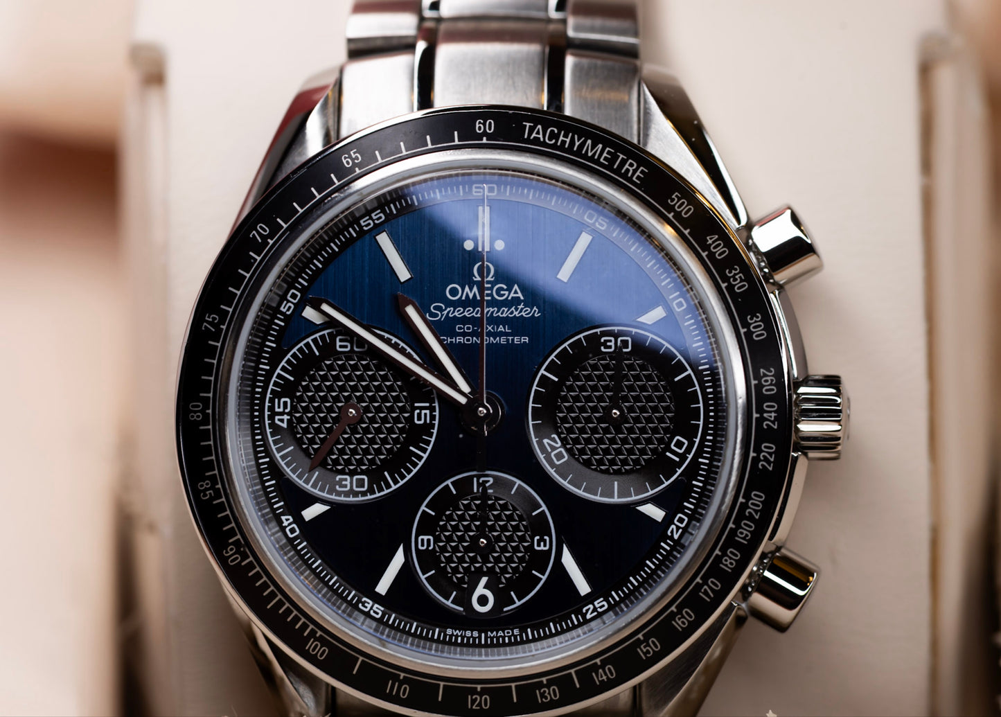 2017 Omega Speedmaster Racing Complete Original Box & Papers