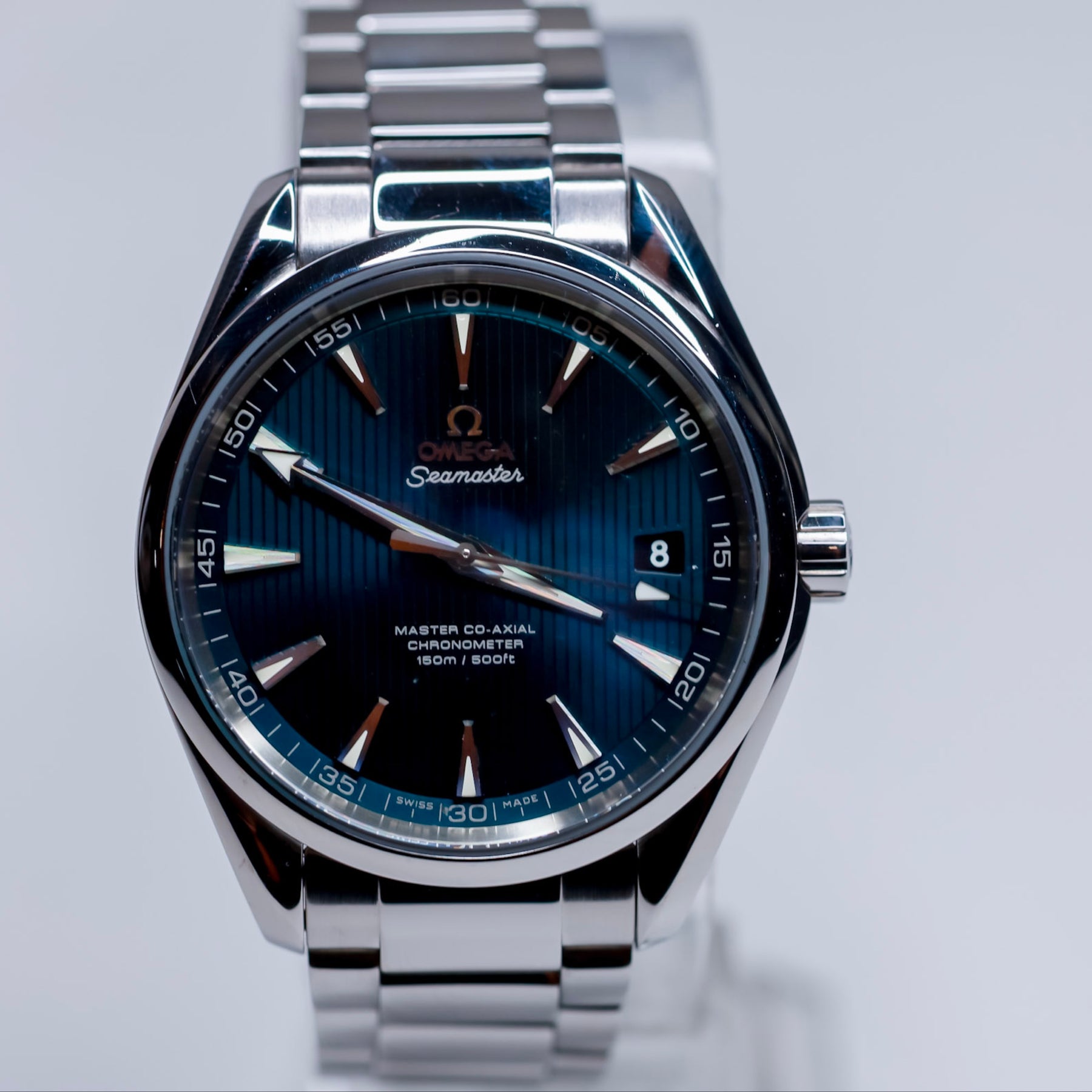 Omega Seamaster Aqua Terra 41.5mm Blue Dial Stainless Steel Automatic