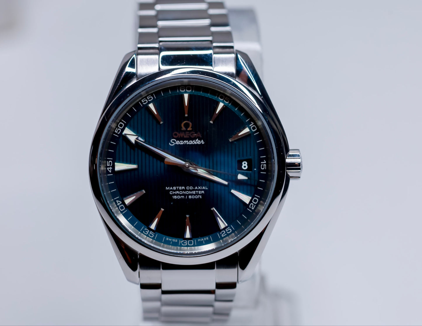Omega Seamaster Aqua Terra 41.5mm Blue Dial Stainless Steel Automatic