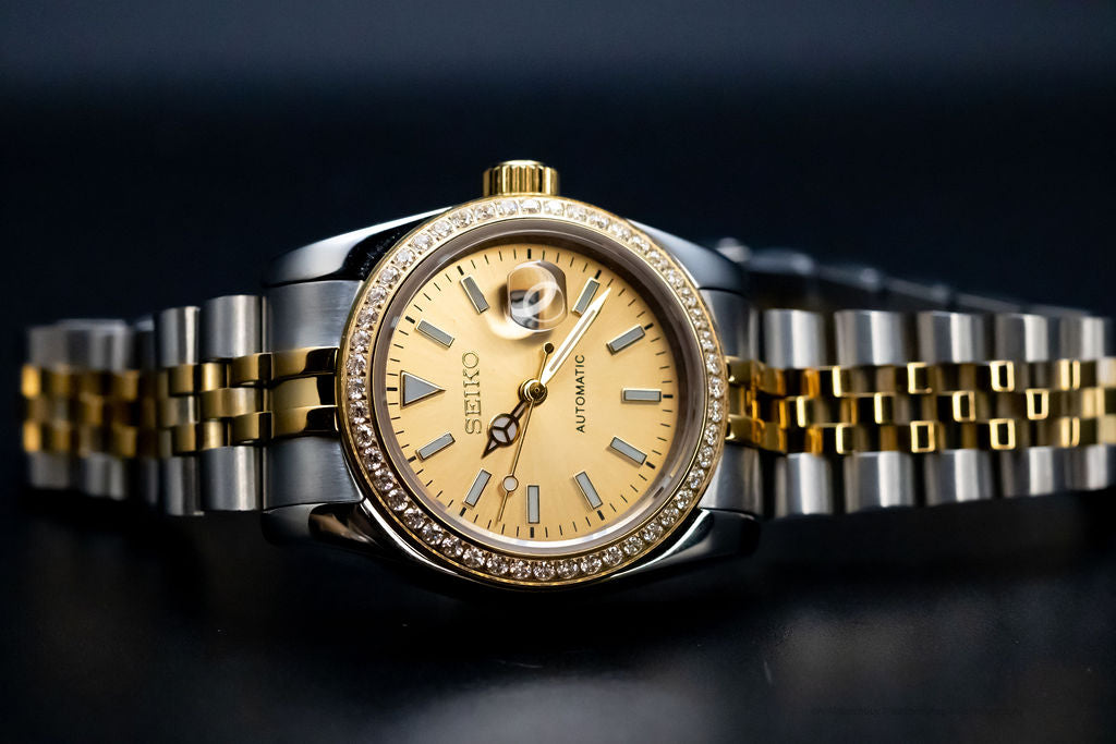 Champagne DateJust Seikomod image 2