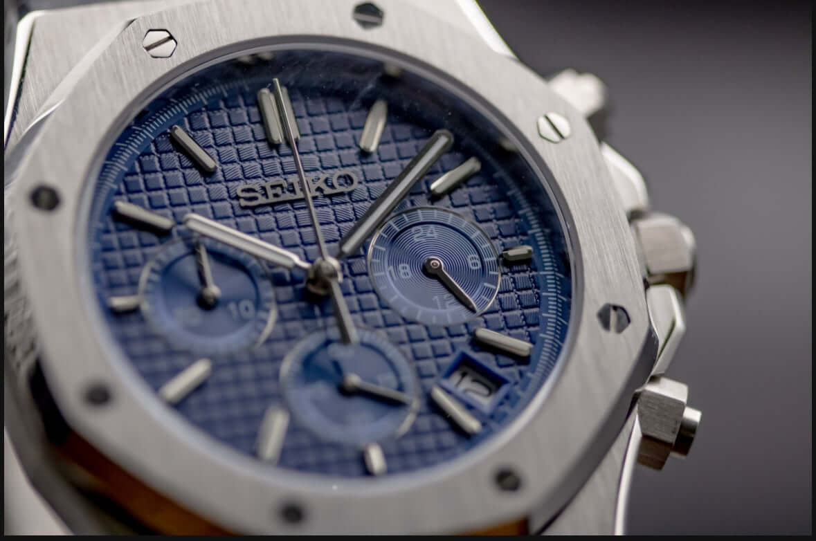 Seikomod Blue Oak Chrono image 2
