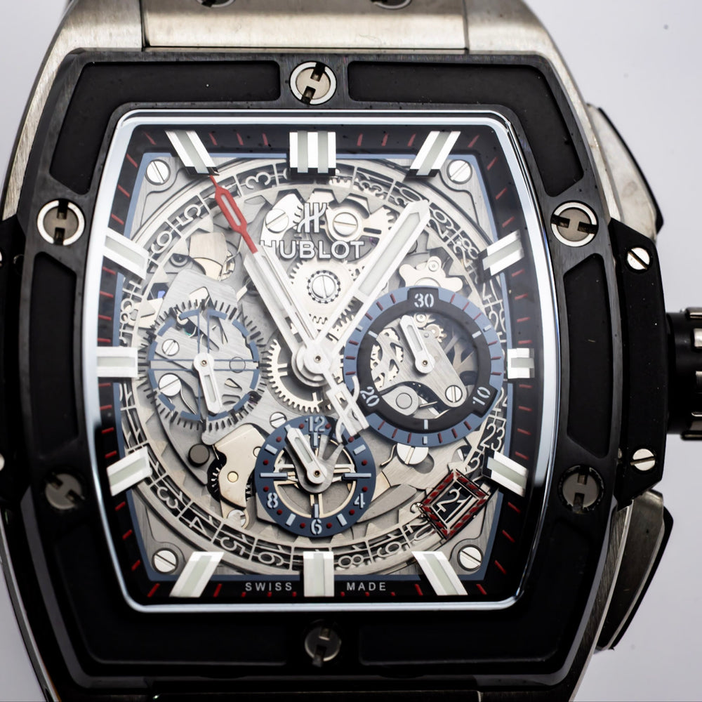 2020 Hublot Spirit of Big Bang Titanium Ceramic Chronograph Complete Set