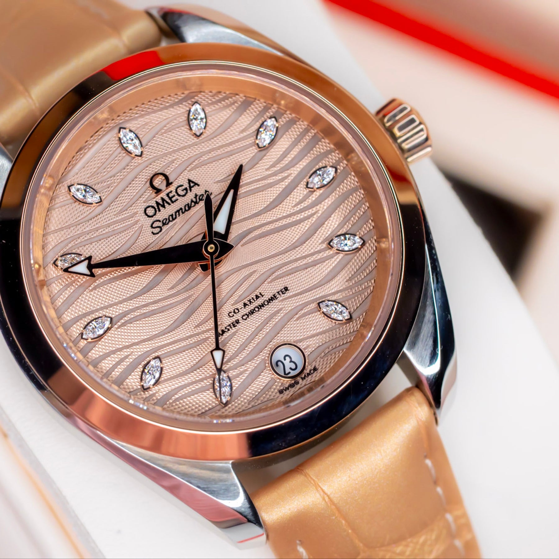 2023 Omega Seamaster Aqua Terra 34mm Gemstone Index
