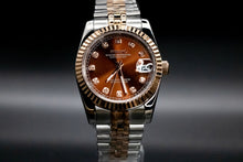 Chocolate Diamond DateJust Seikomod image 0