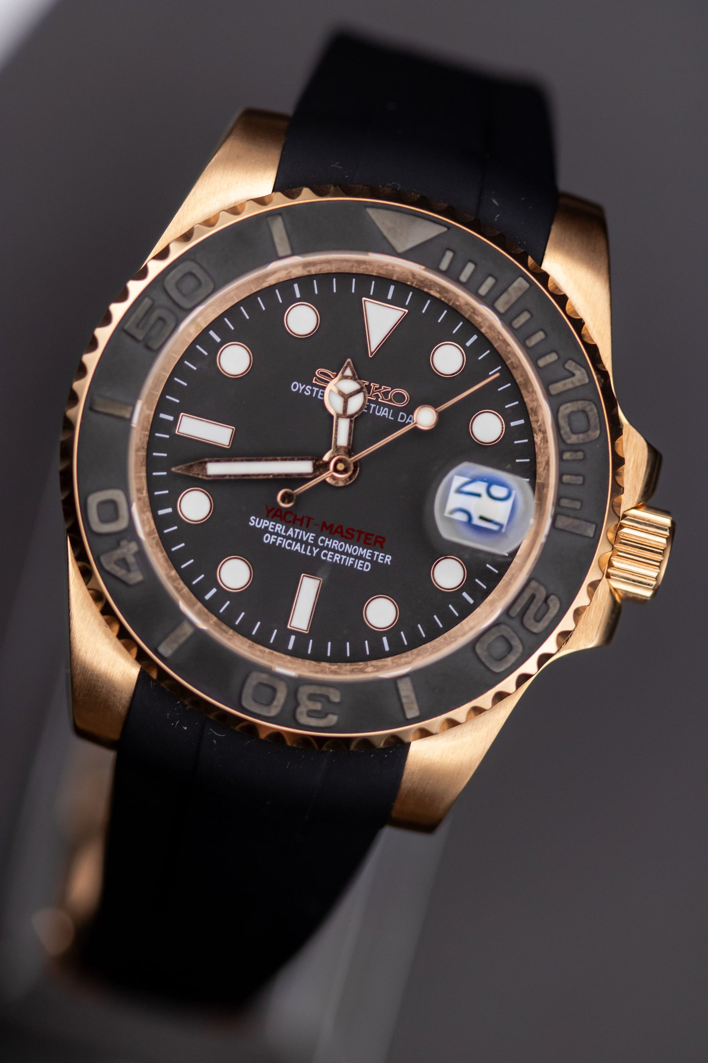 Seiko Mod "Rose Gold" Yacht-Master image 5
