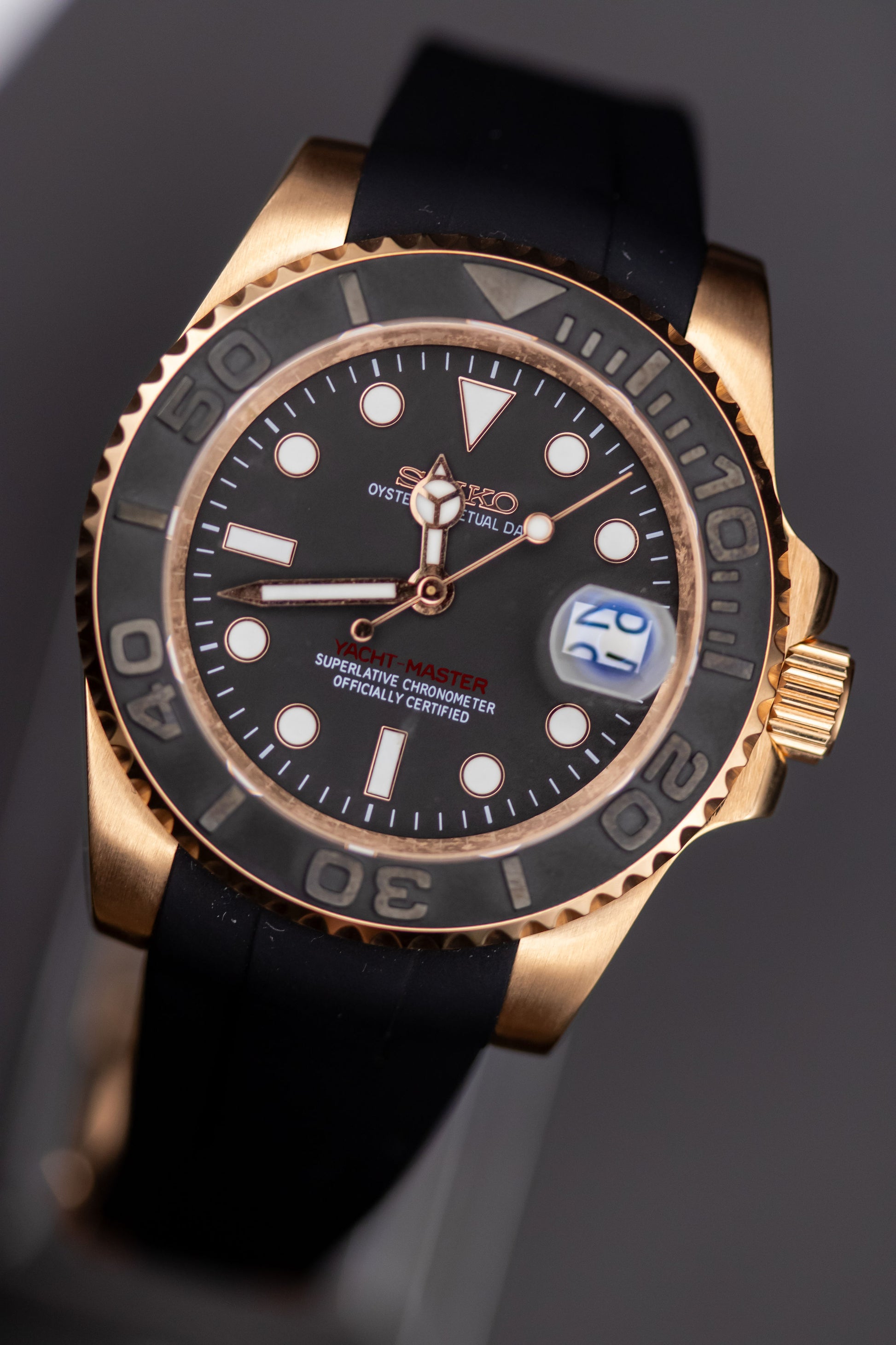 Seiko Mod "Rose Gold" Yacht-Master image 5