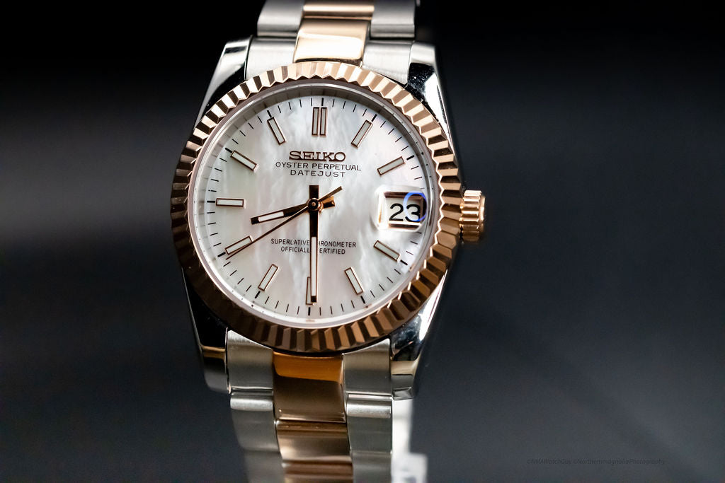 Pearl DateJust Seikomod image 1