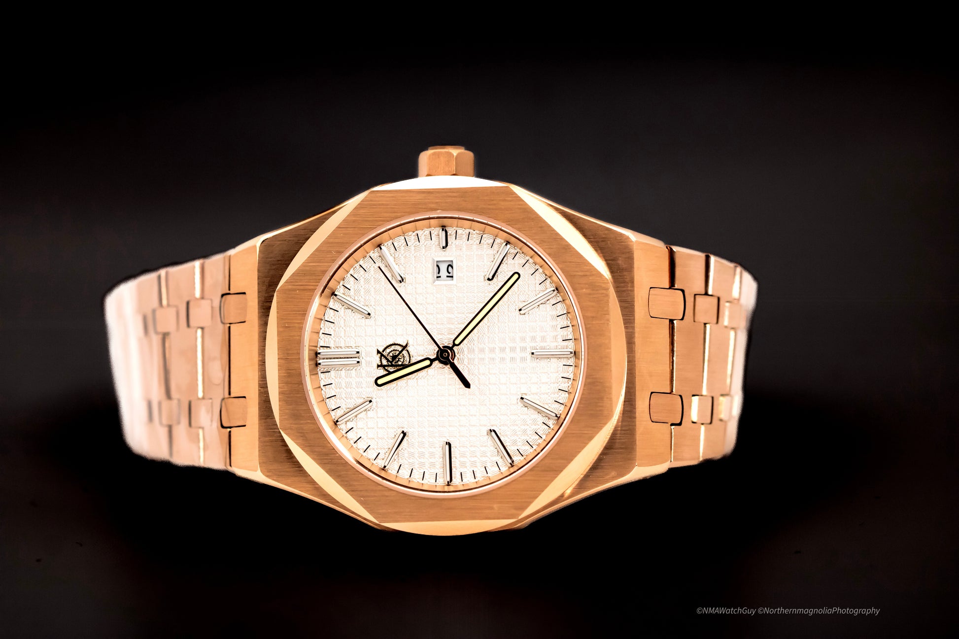 The Rose Gold Monarch - White image 5