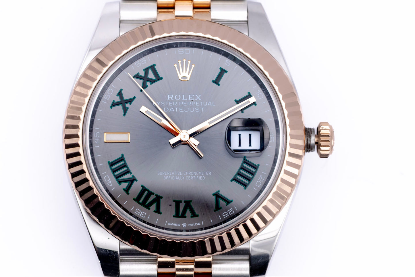 2023 Rolex "Wimbledon" Datejust 41 Everose Complete Set