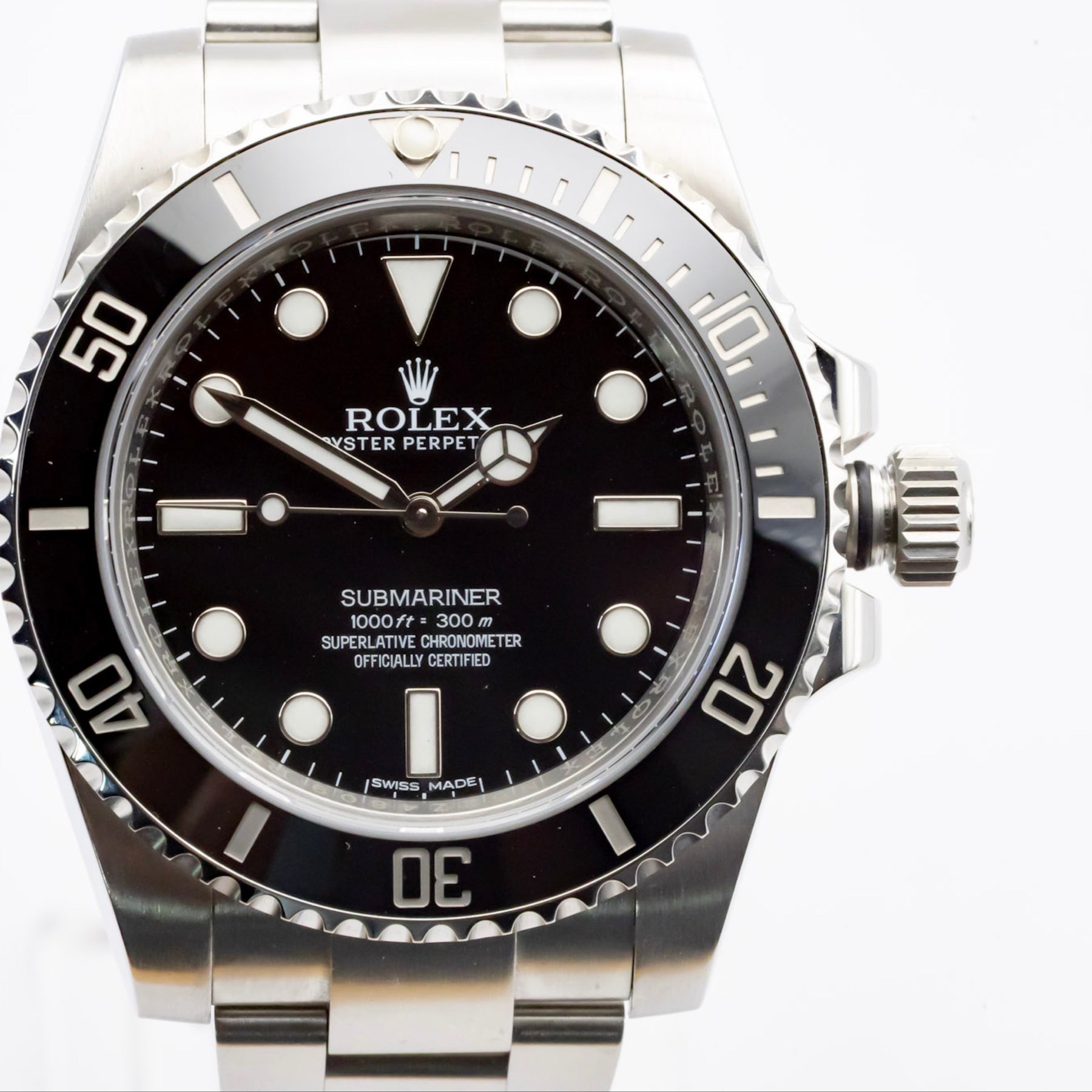 2017 Rolex Submariner "No Date" Amazing Condition! Complete Set!