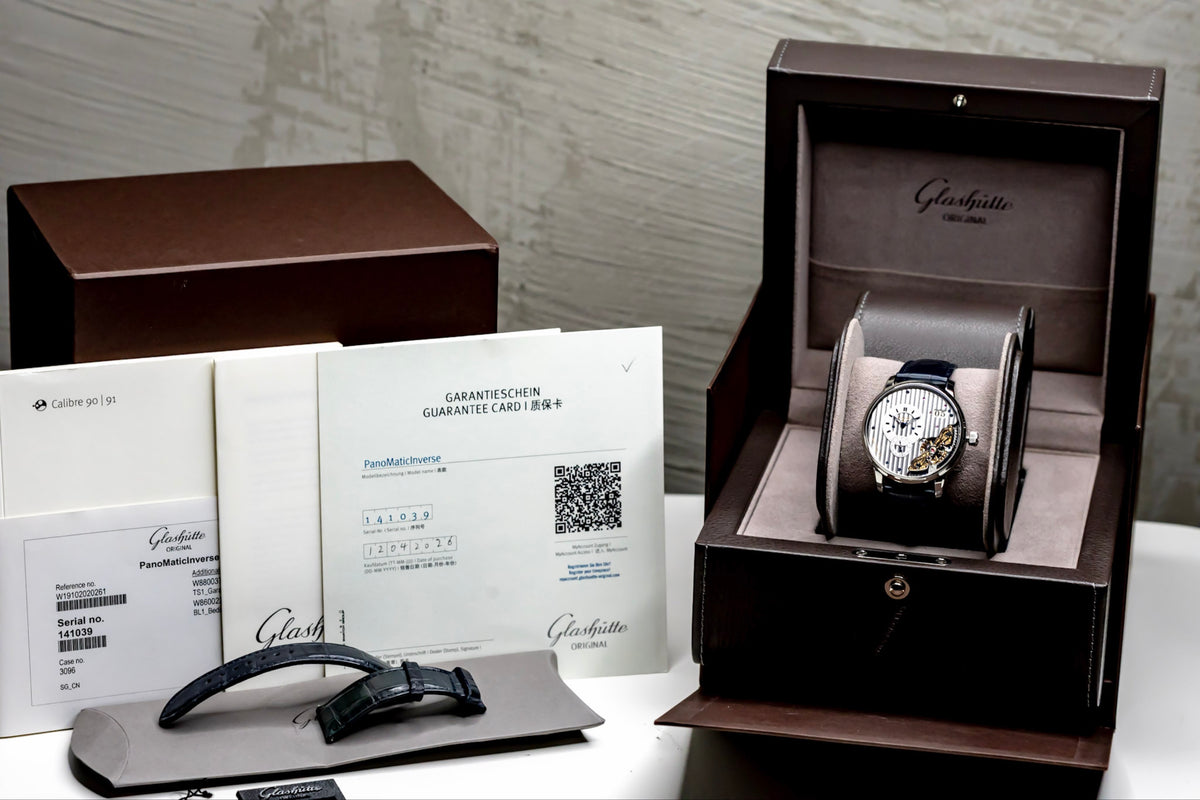 2026 Glashütte Original PanoMaticInverse BNIB Complete Set