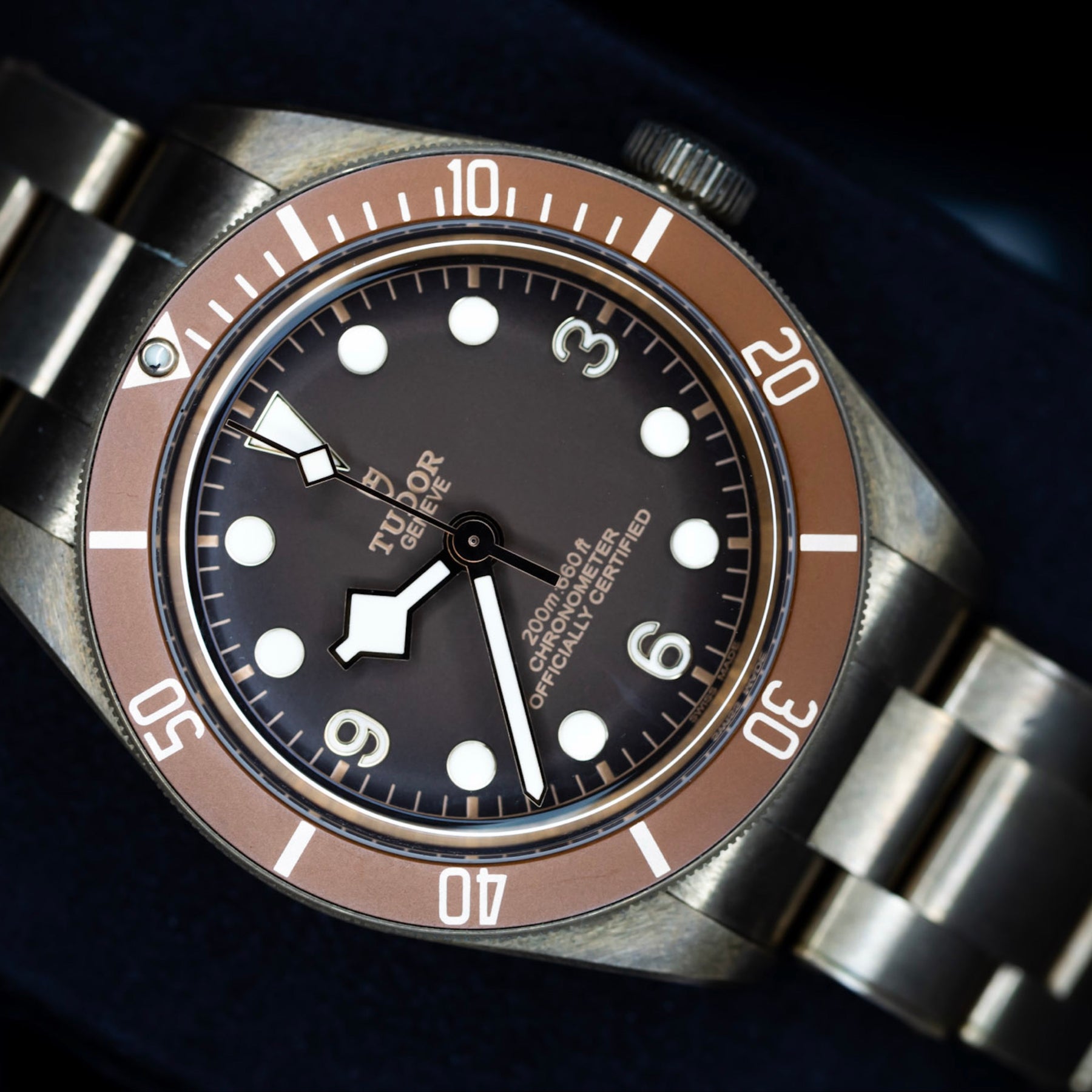2022 Tudor Black Bay Fifty-Eight bronze watch with full bronze construction and brown-bronze bezel and dial.