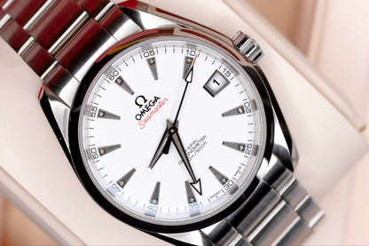 2021 Omega Seamaster AquaTerra "Diamond Index" Complete Set!