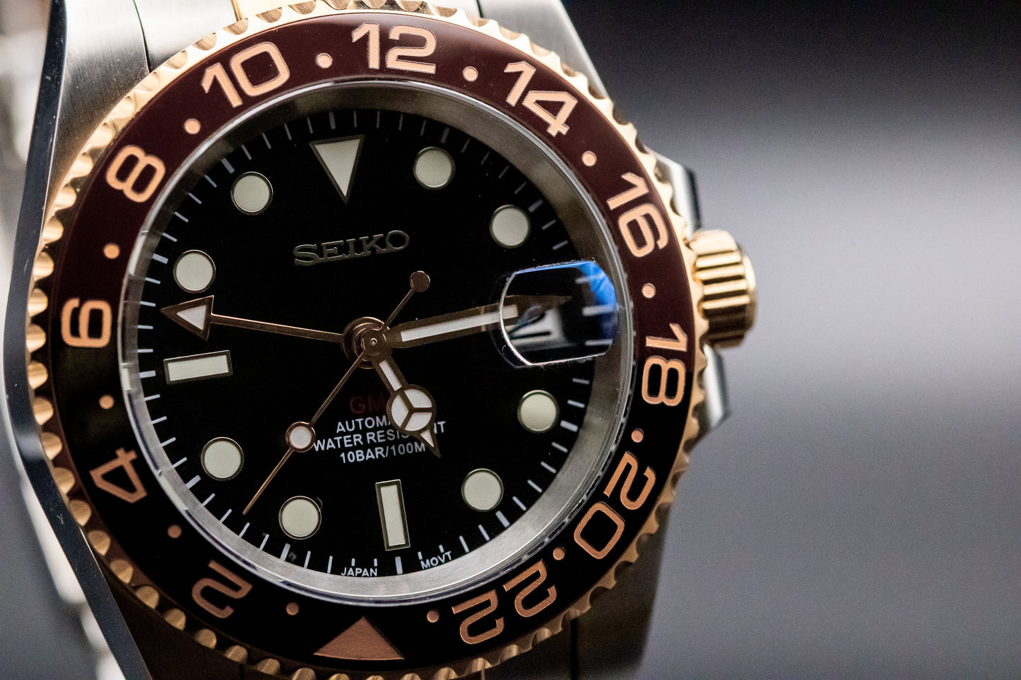 Seikomod RootBeer GMT image 2