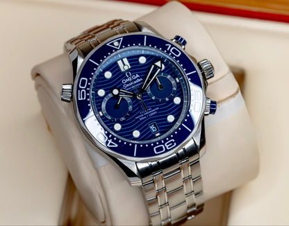 2024 Omega Seamaster Diver Professional Chrono Complete Set