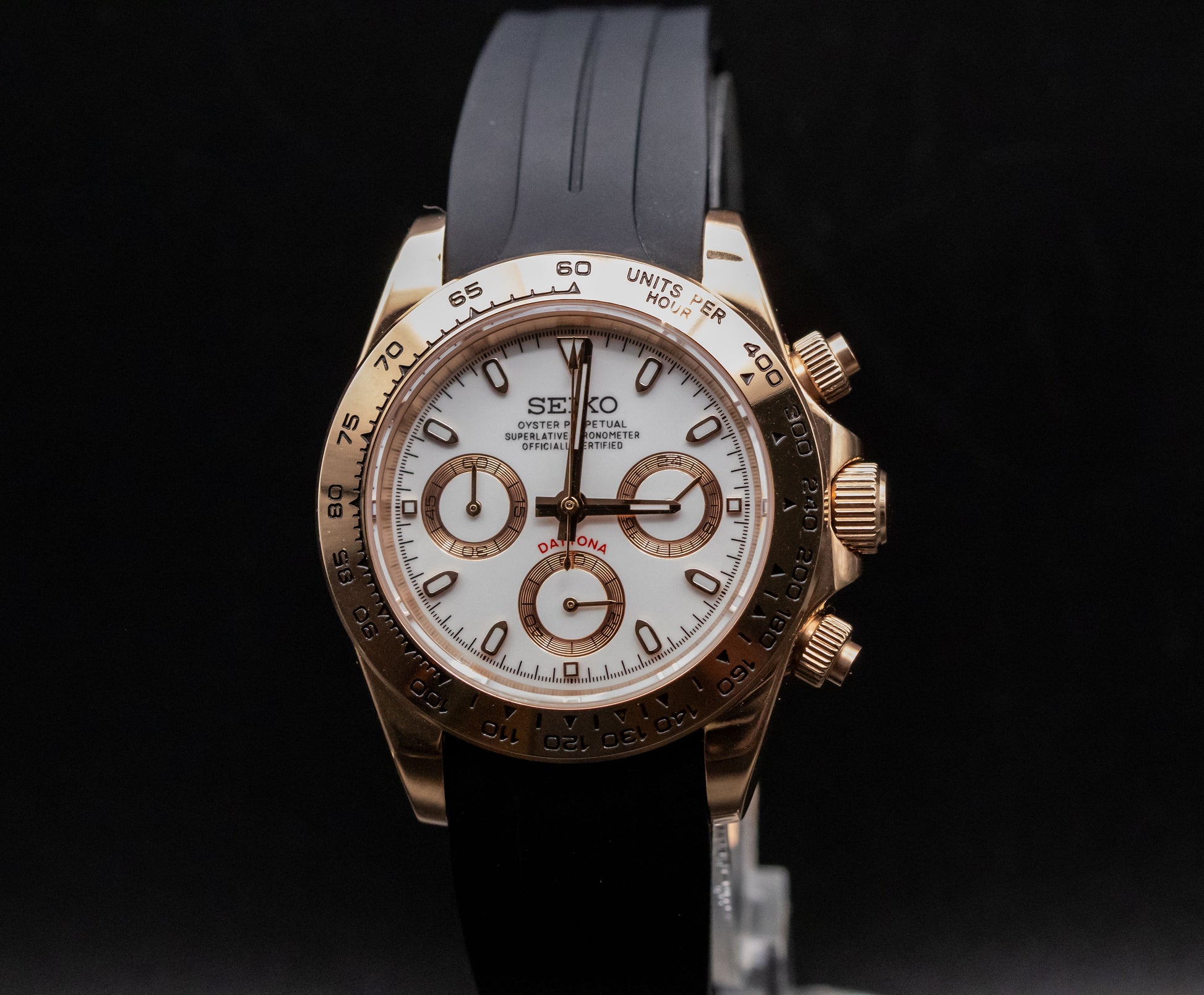 Seikomod Rose Gold Daytona image 0