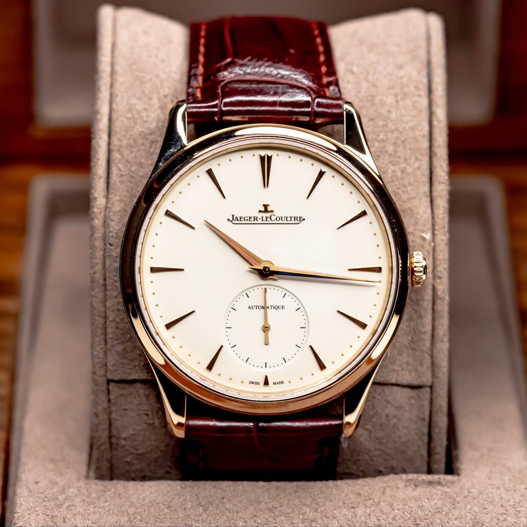 2021 Jaeger-LeCoultre Master Ultra Thin Small Seconds 18k Gold