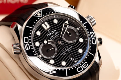 2025 Omega Seamaster Diver 300M Chronograph Complete Set