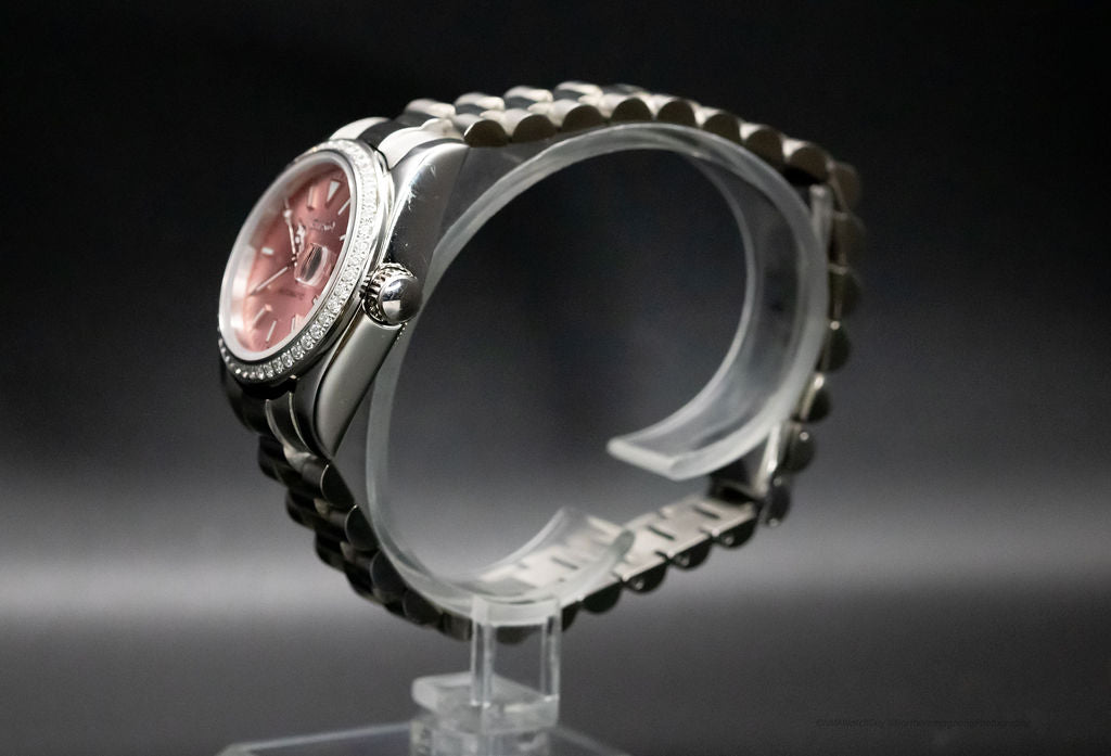 Pink DateJust Seikomod image 3