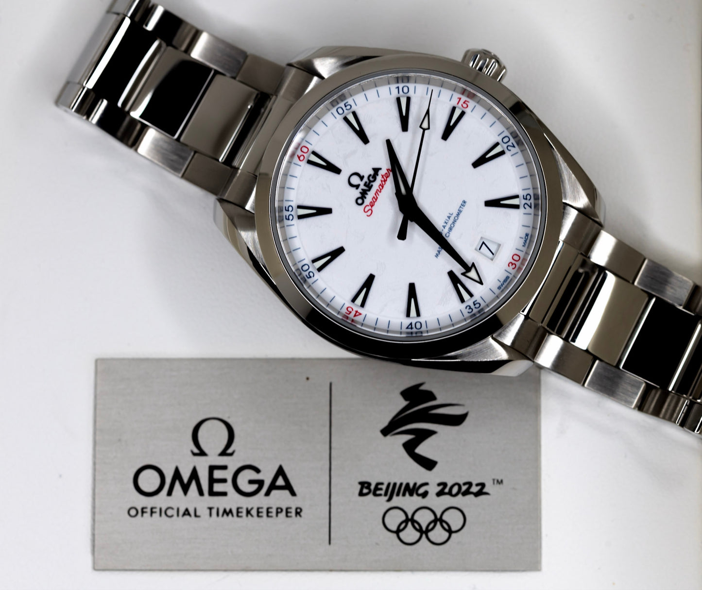 2022 Omega Aqua Terra Beijing Limited Edition Complete Set
