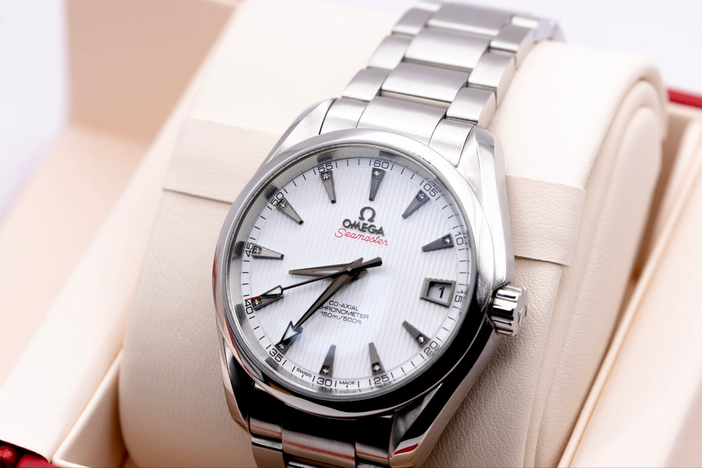 2021 Omega Seamaster AquaTerra "Diamond Index" Complete Set!