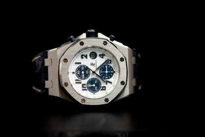Audemars Piguet Royal Oak Offshore - Ref. 26170ST.OO.D305CR.01 | White Dial with Blue Accents | 42mm | Automatic Chronograph