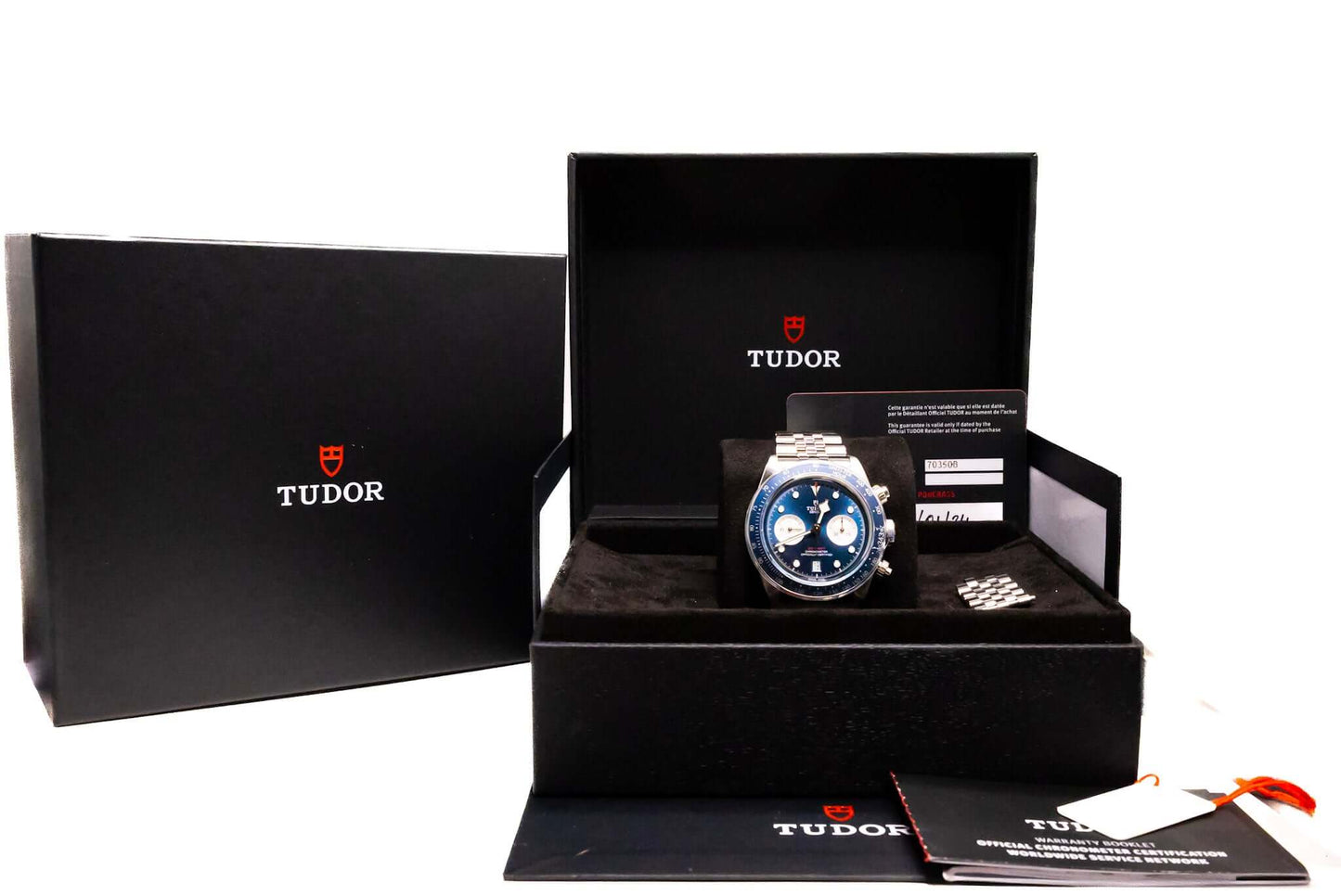 Tudor Black Bay Chrono Blue Dial, 79360B Full Set