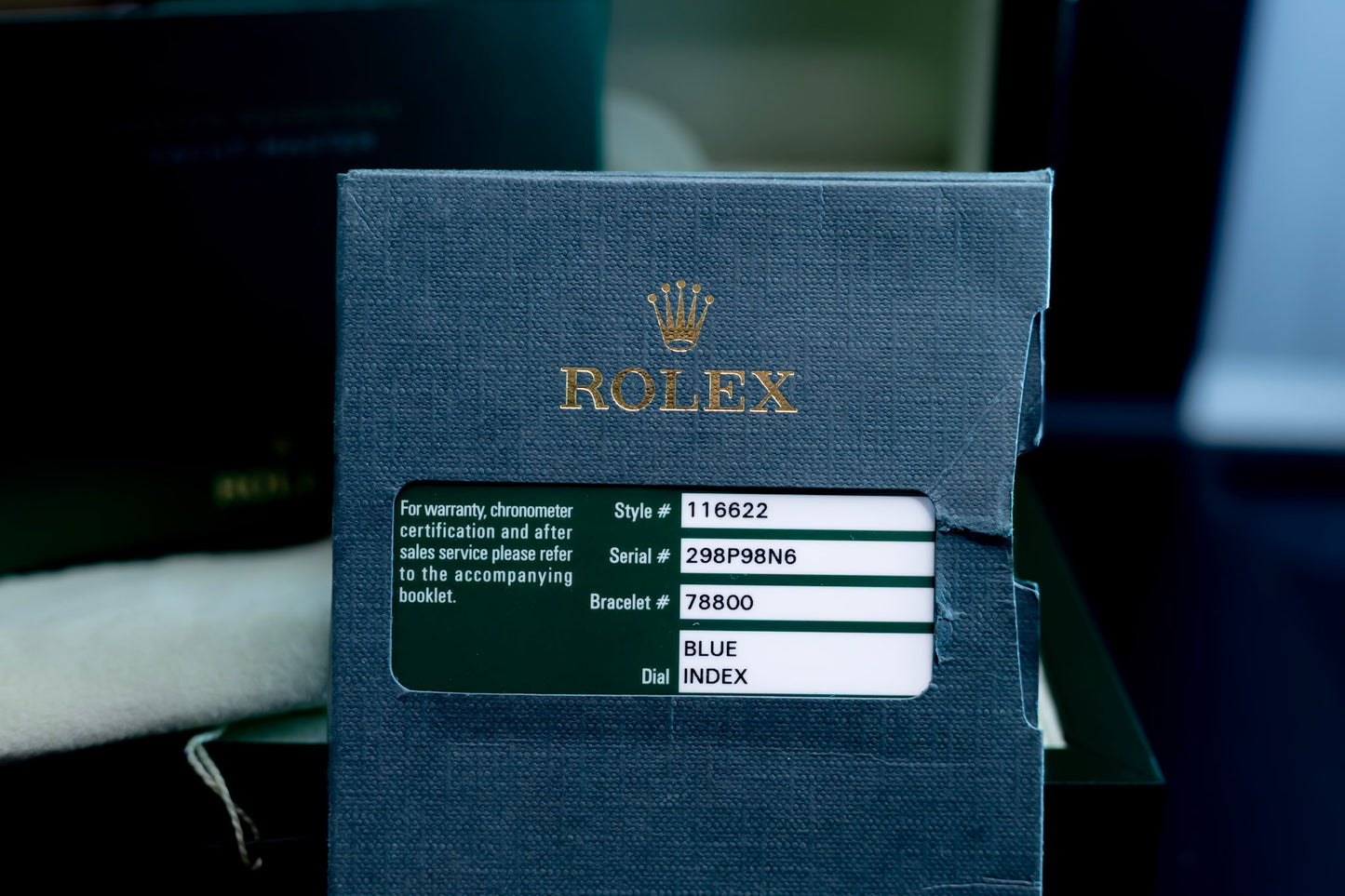 Rolex Yacht-Master 40 Reference 116622 | Blue Dial | Oystersteel