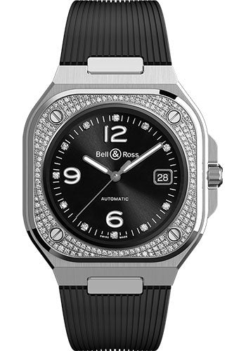Bell & Ross BR 05 Diamond - Rubber Strap