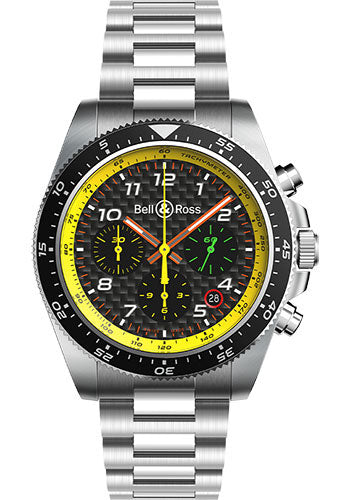 Bell & Ross BR V3-94 R.S.19 Watch - Steel Bracelet