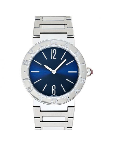 Blue Bvlgari Quartz Dial Ladies Watch