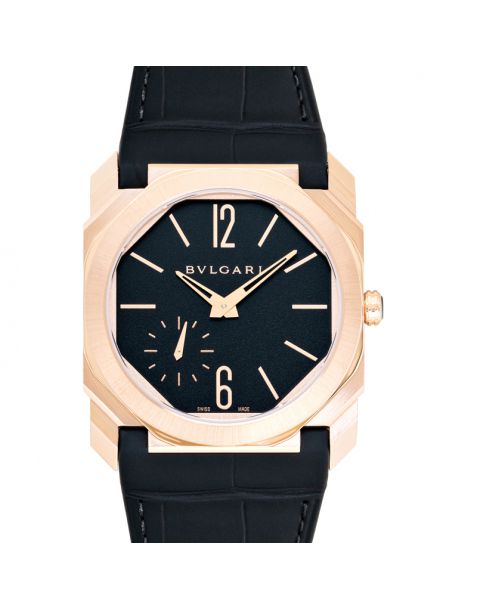 Bvlgari Octo Finissimo Automatic Black Dial Men's Watch