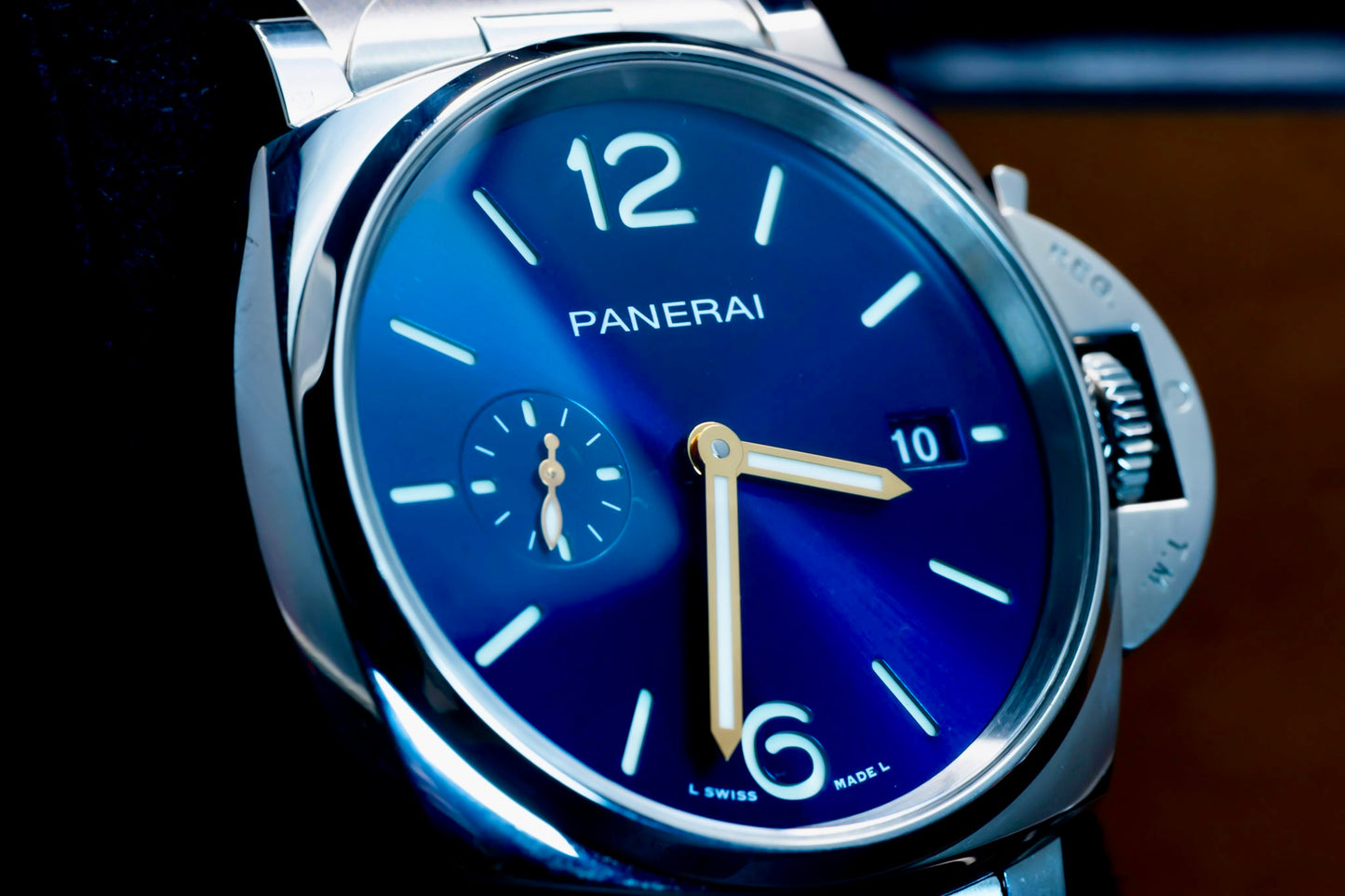 Panerai Luminor Due PAM01124 – Blue Sun-Brushed Dial