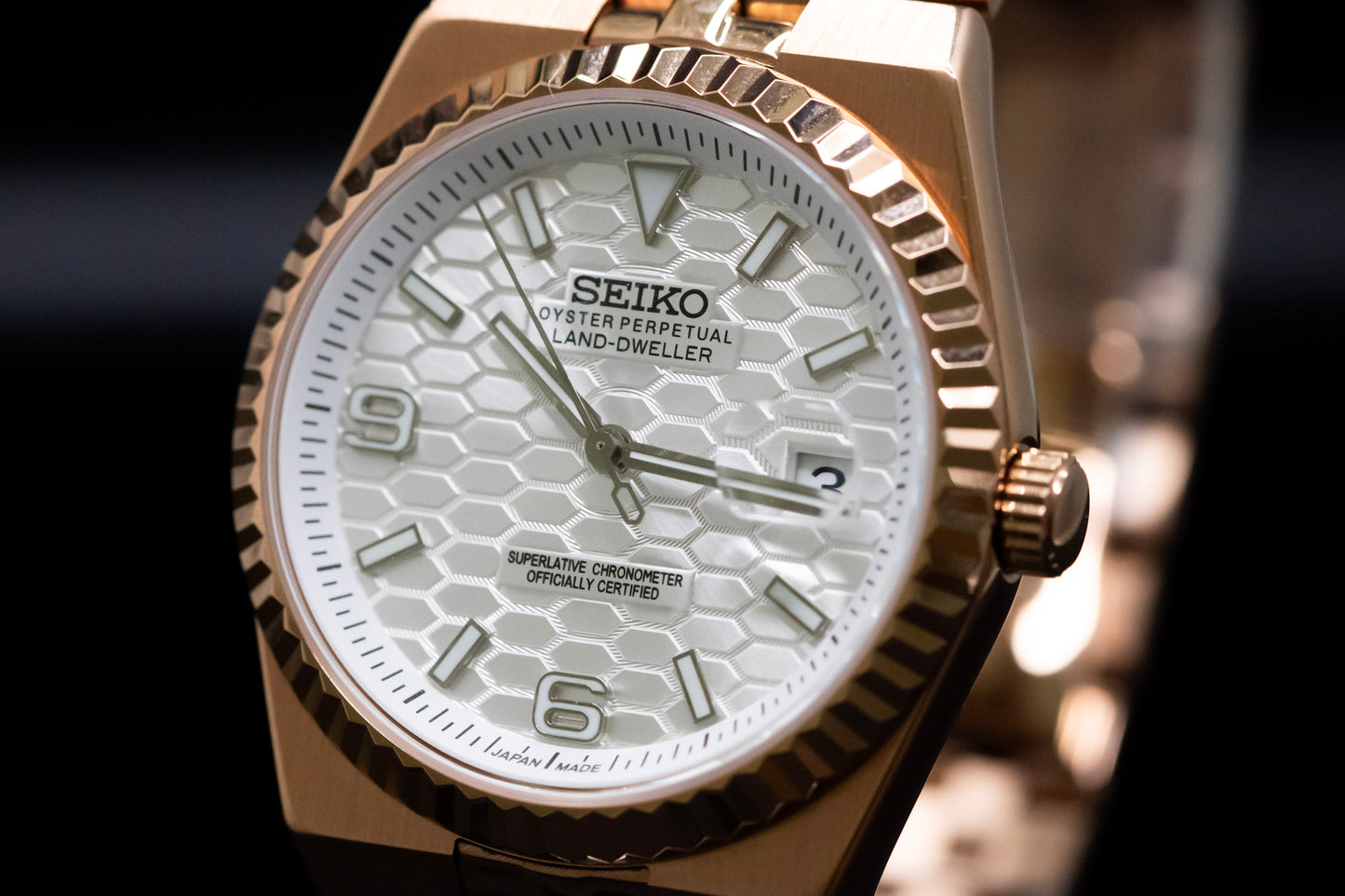Seiko Mod Rose Gold Land Dweller