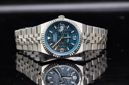 Seiko Mod Land Dweller Blue