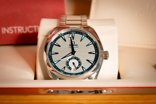 Omega Seamaster Aqua Terra 41mm Silver Dial – Ref. 220.10.41.21.02.004
Complete with Box & Papers