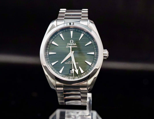 2021 OMEGA Seamaster Aqua Terra Green Teak Dial 41mm 220.10.41.21.10.001