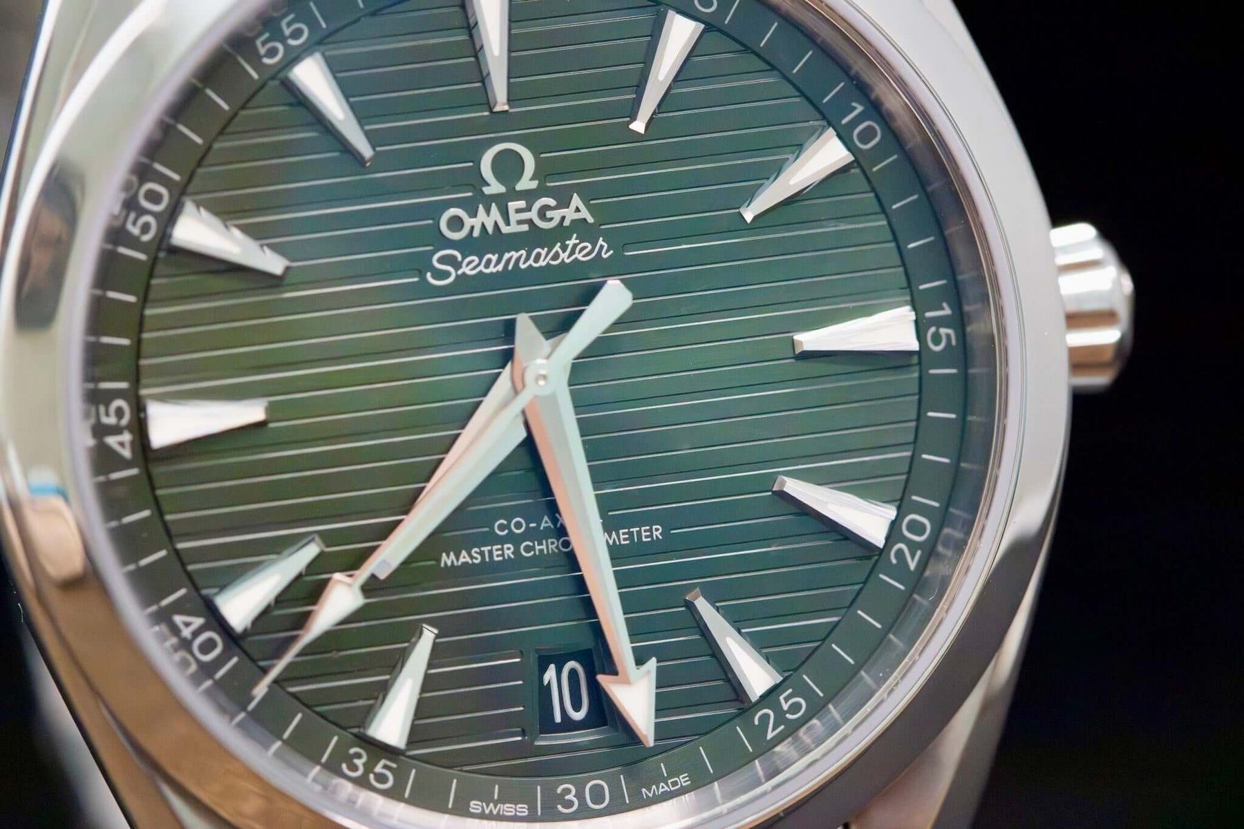 2021 OMEGA Seamaster Aqua Terra Green Teak Dial 41mm 220.10.41.21.10.001