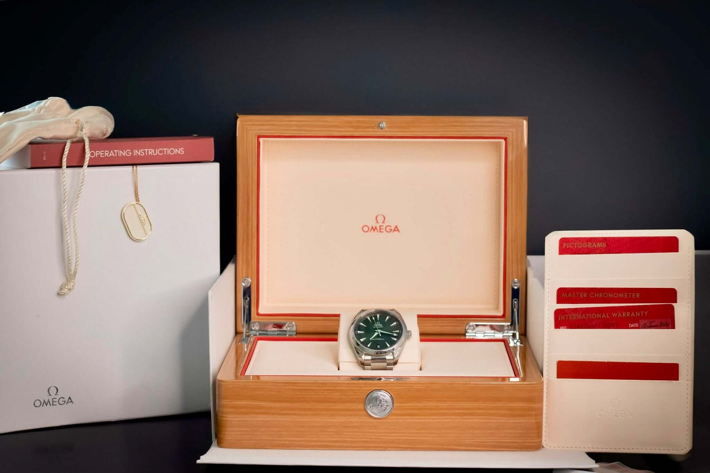 2021 OMEGA Seamaster Aqua Terra Green Teak Dial 41mm 220.10.41.21.10.001