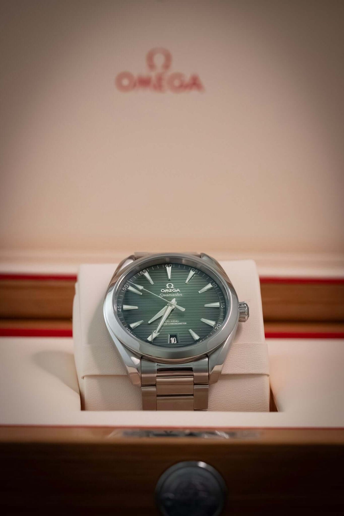 2021 OMEGA Seamaster Aqua Terra Green Teak Dial 41mm 220.10.41.21.10.001