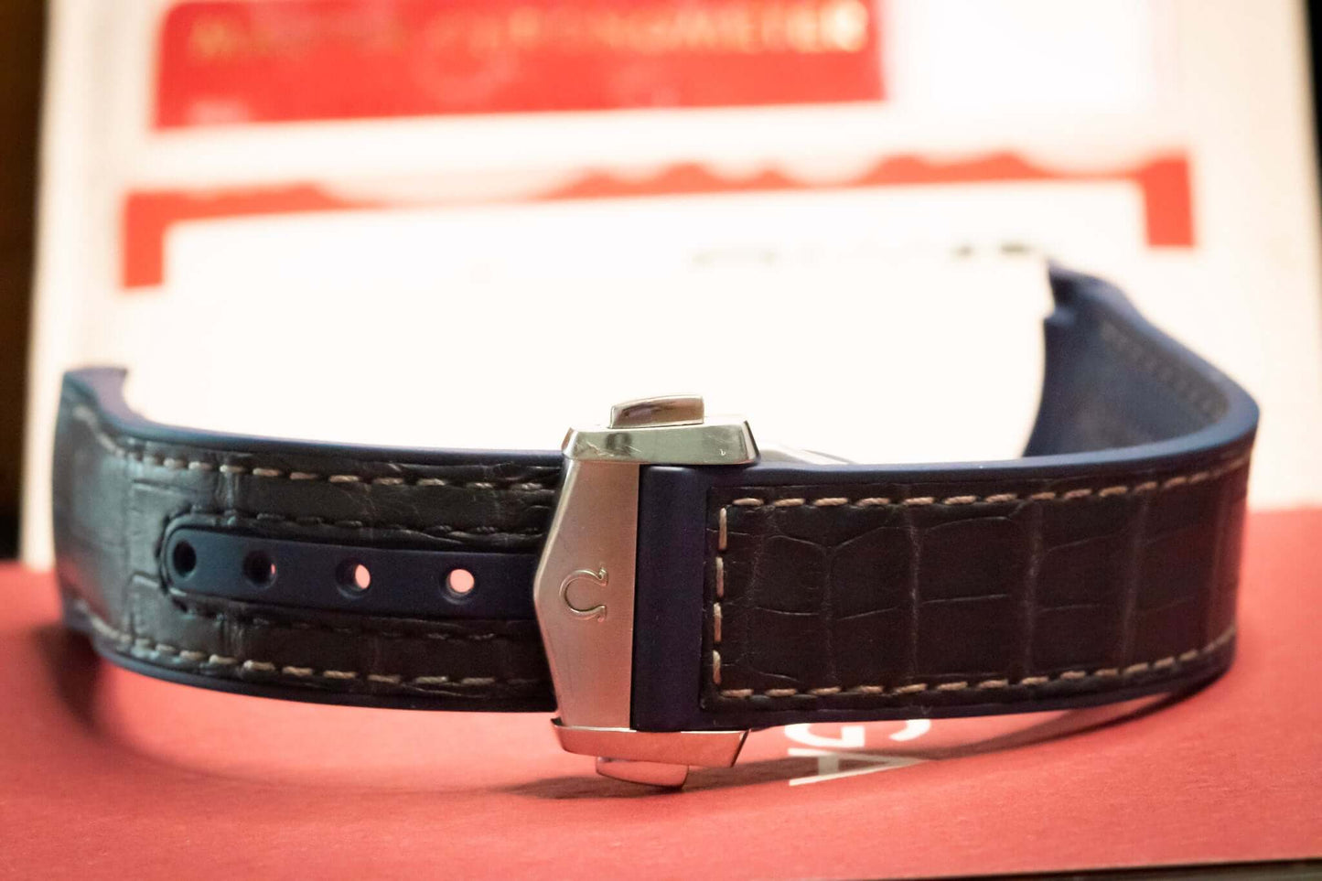 OMEGA Seamaster Planet Ocean 600M 39.5mm Blue Dial Ref. 215.30.40.20.03.002 – Full Set