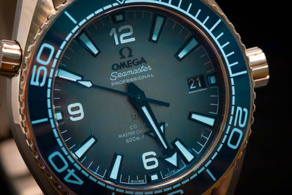 OMEGA Seamaster Planet Ocean 600M 39.5mm Blue Dial Ref. 215.30.40.20.03.002 – Full Set