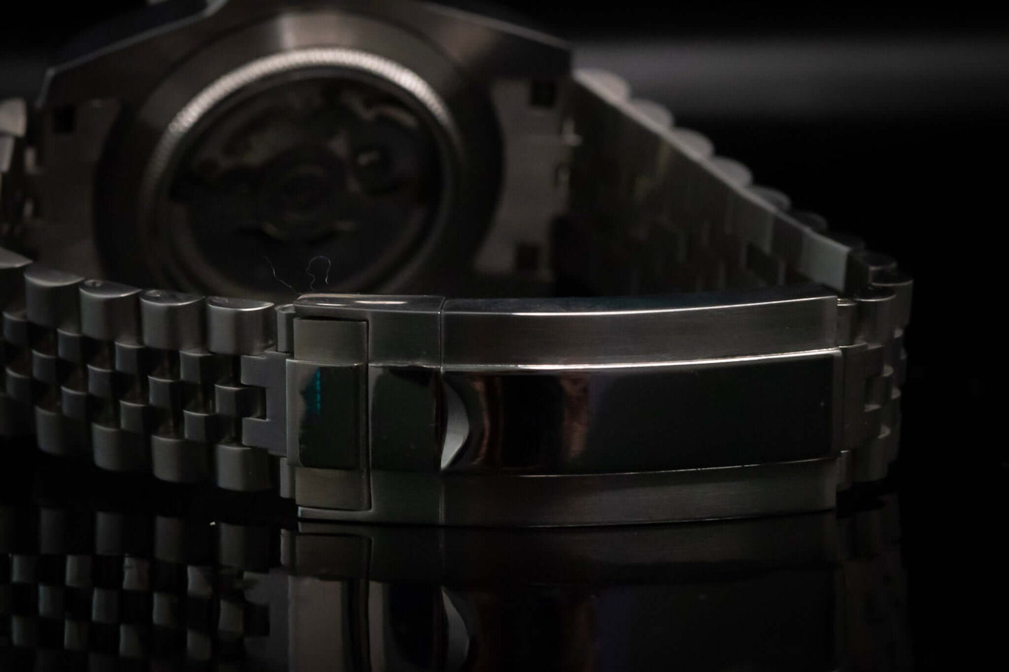 Seiko Mod “Batman” GMT – Meteorite Dial, Ceramic Bezel, Automatic Watch